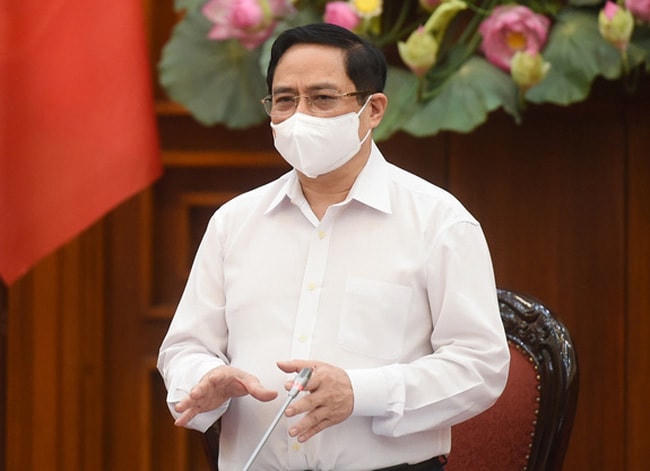 Thủ tướng chỉ đạo thành lập “Tổ công tác đặc biệt” phòng, chống dịch Covid-19. Ảnh: VGP.  