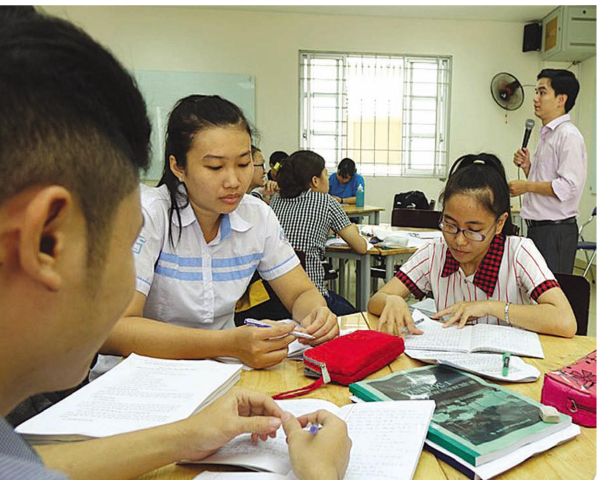Sinh viên Trường ĐH Sư phạm TP HCM.