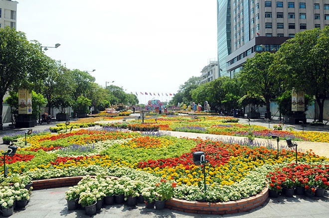 Đường hoa Nguyễn Huệ diễn ra trong 7 ngày
