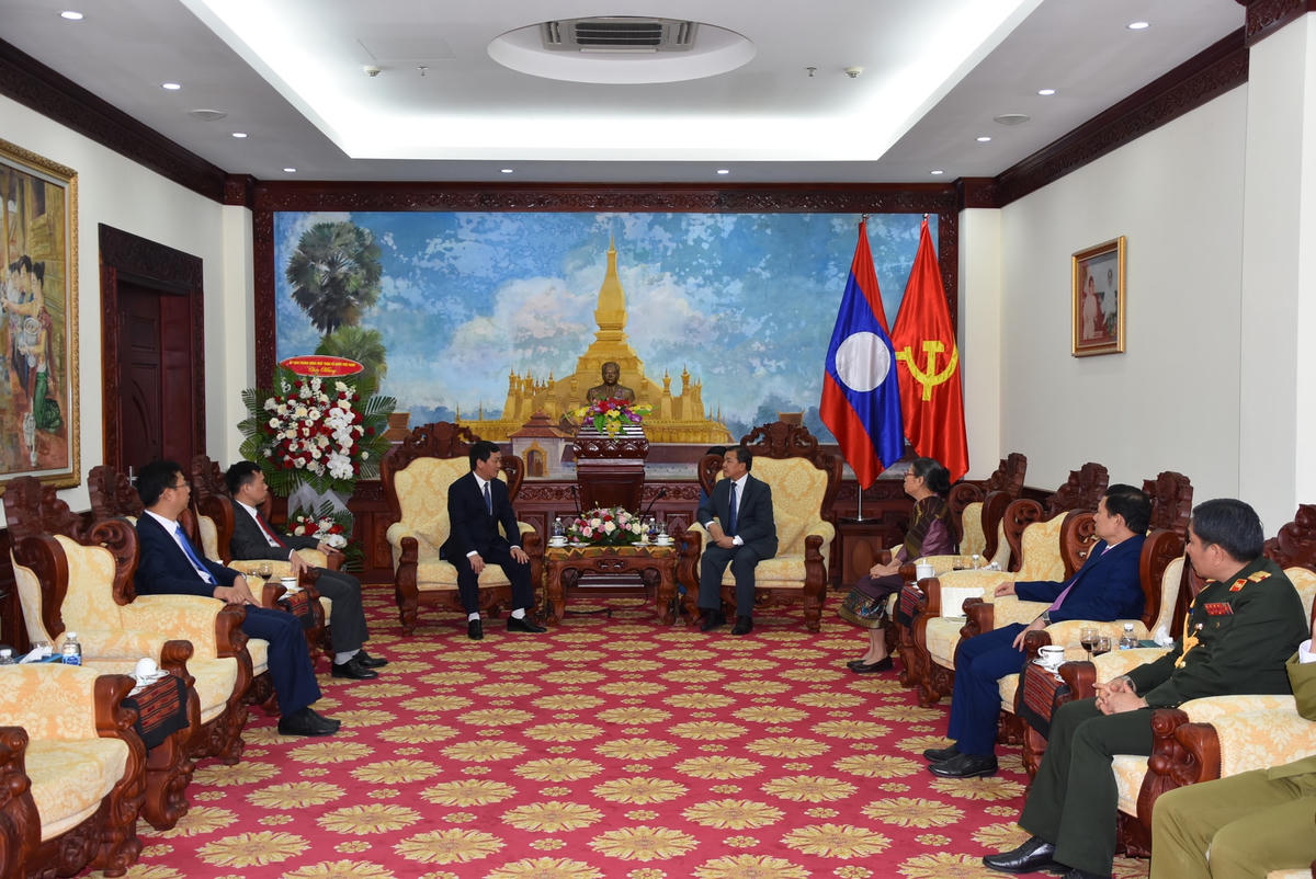 Quang cảnh buổi tiếp.