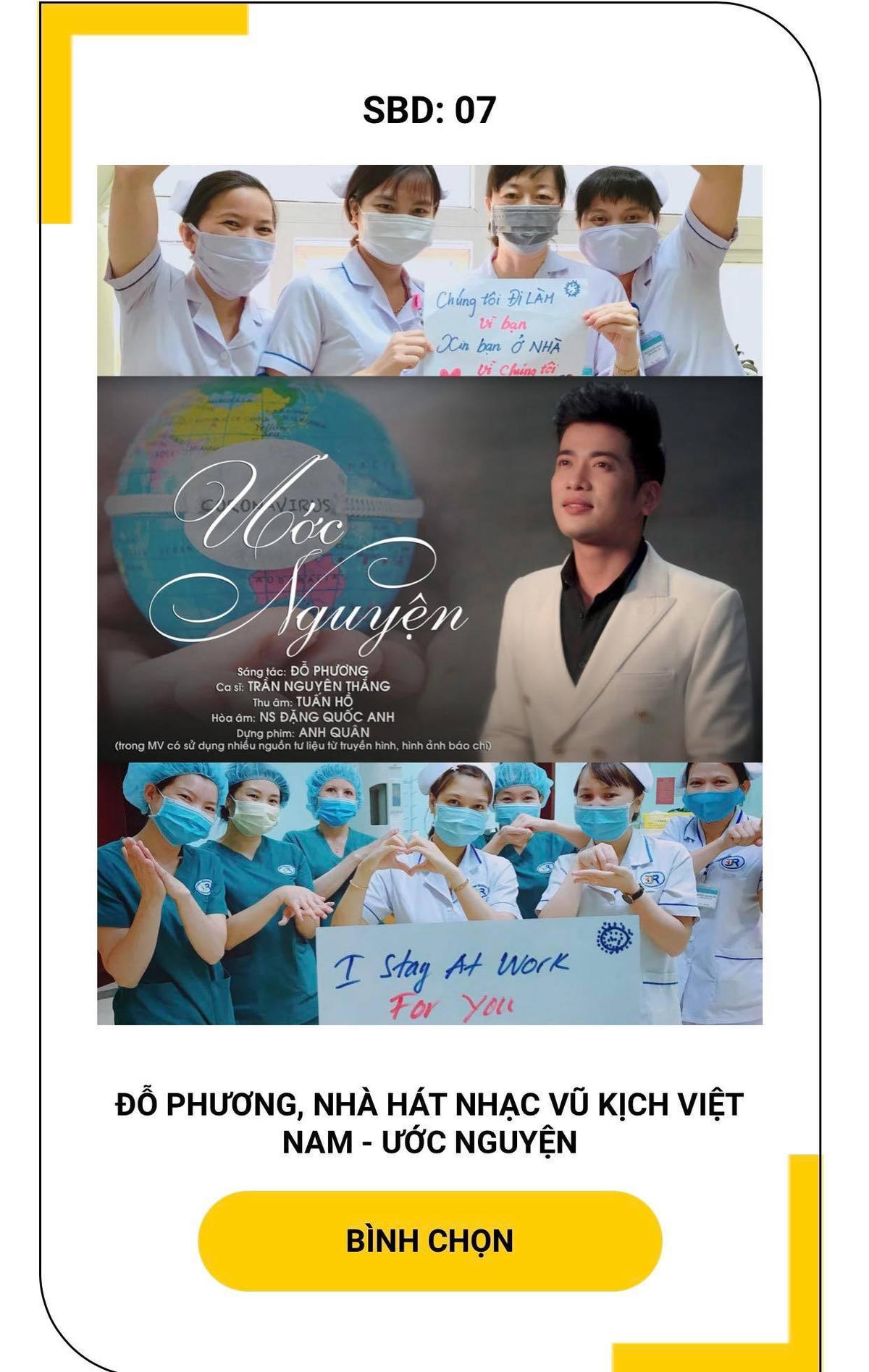 Tiết mục "Ước Nguyện" của tác giả Đỗ Phương, Nhà hát Nhạc Vũ Kịch Việt Nam.