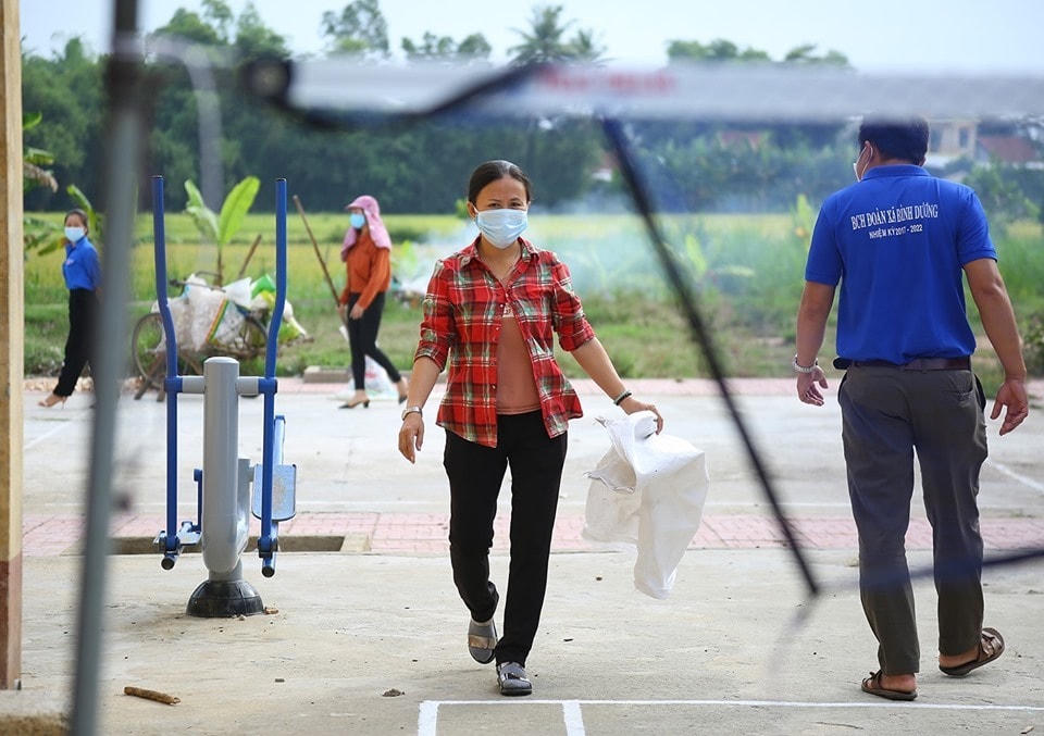 Cuộc sống người dân xóm 3, thôn Mũ Huệ 2 trở lại bình thường.