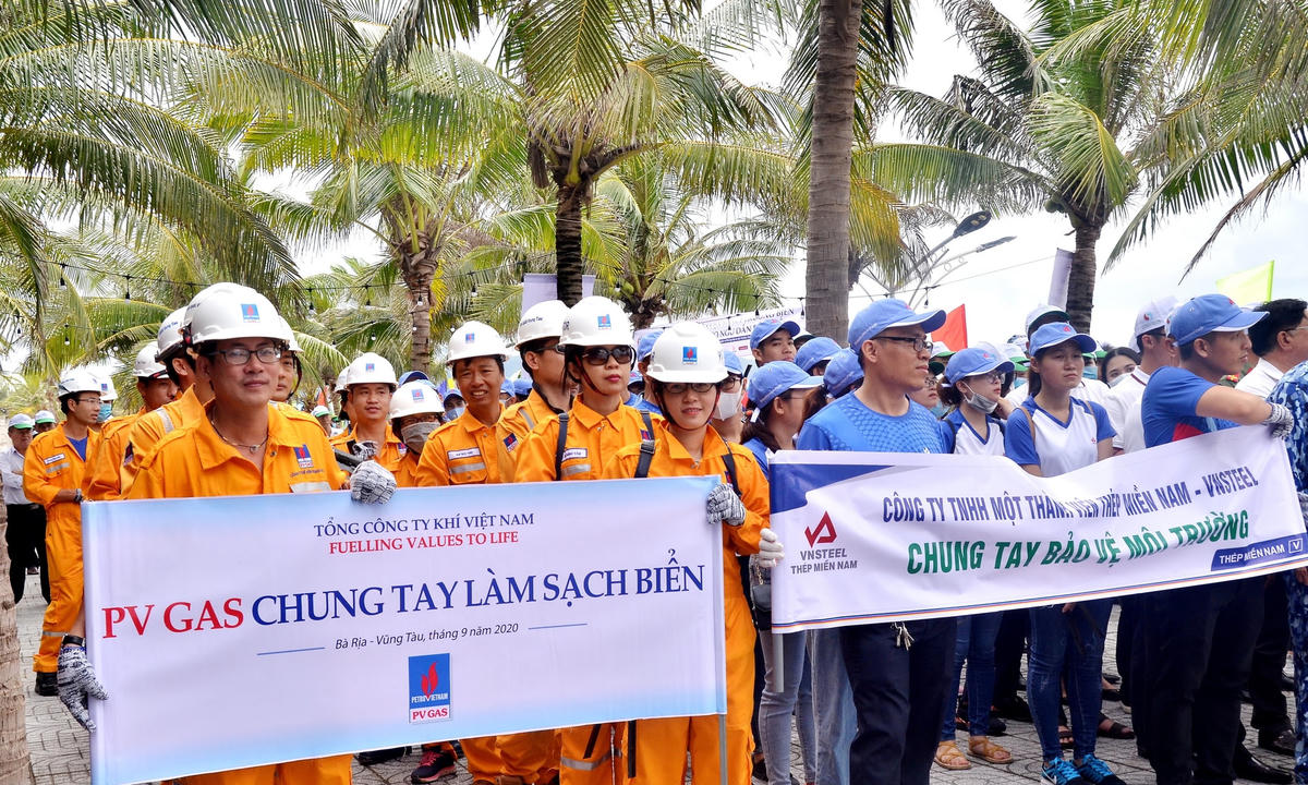 PV GAS: Chung tay hưởng ứng chiến dịch 'Làm cho thế giới sạch hơn'