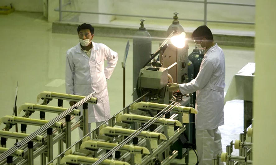 Một cơ sở làm giàu uranium của Iran. Ảnh: AP.