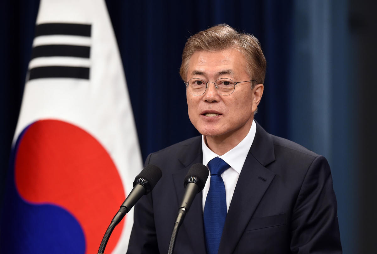 Tổng thống Hàn Quốc Moon Jae-in. Nguồn: Time.