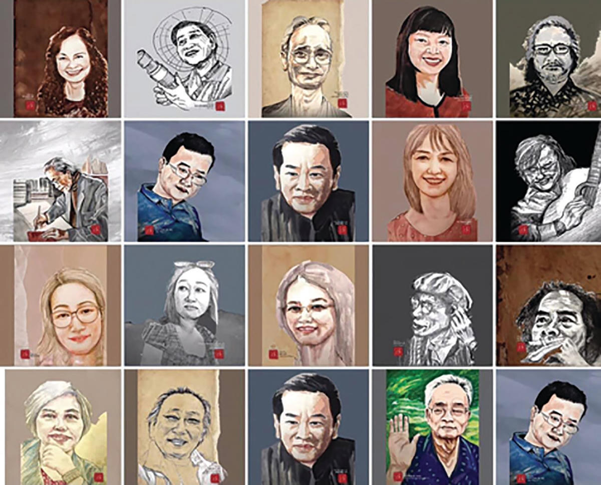 ‘Nhà báo vẽ nhà báo’