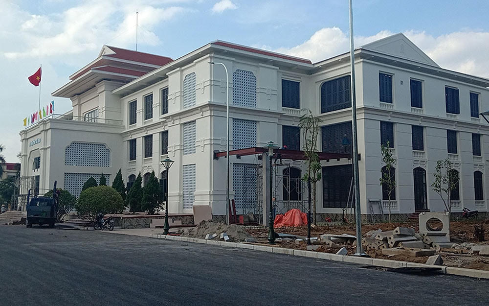 Công trình được xây dựng hiện đại, nằm tại Trung tâm TP Thái Bình.