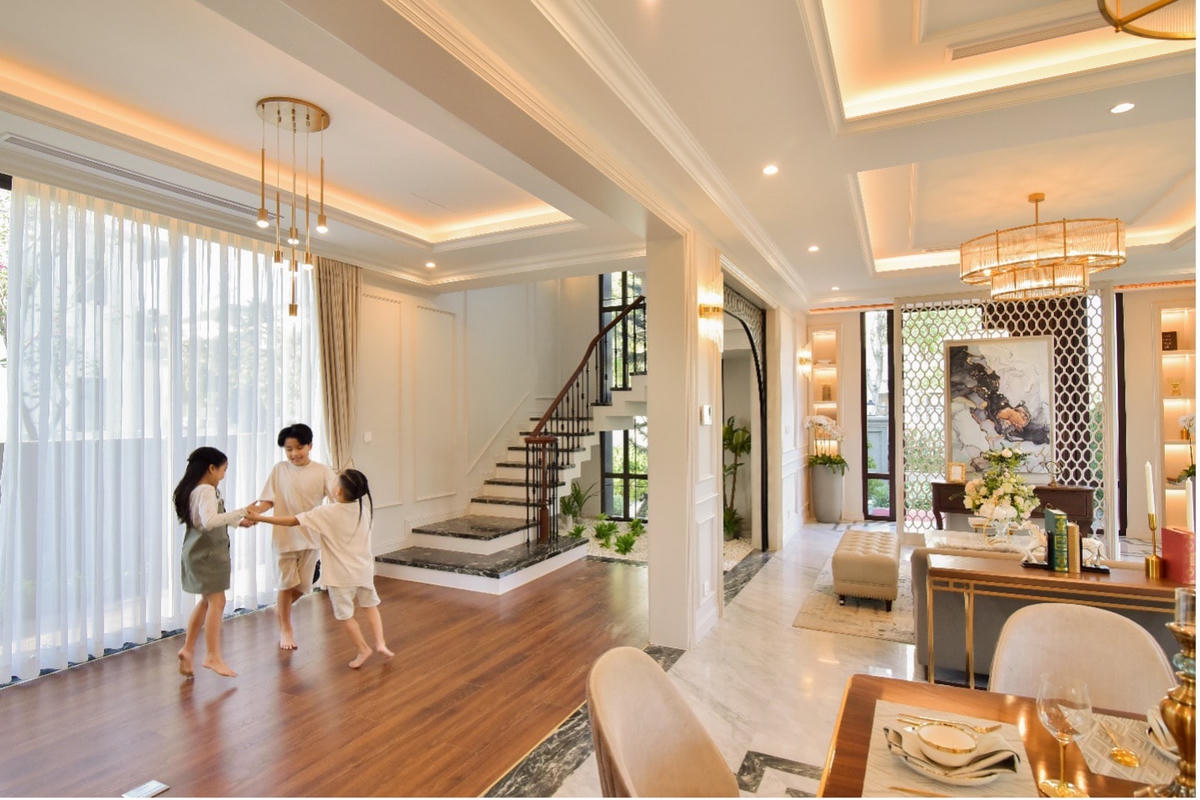 Ốc Thanh Vân hạnh phúc khi ba con đều yêu thích không gian sống tại Aqua City