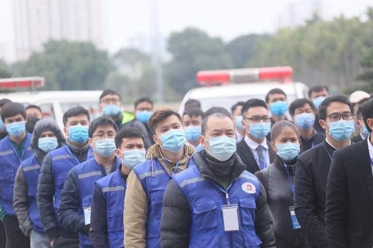 Các lực lượng tham dự diễn tập.