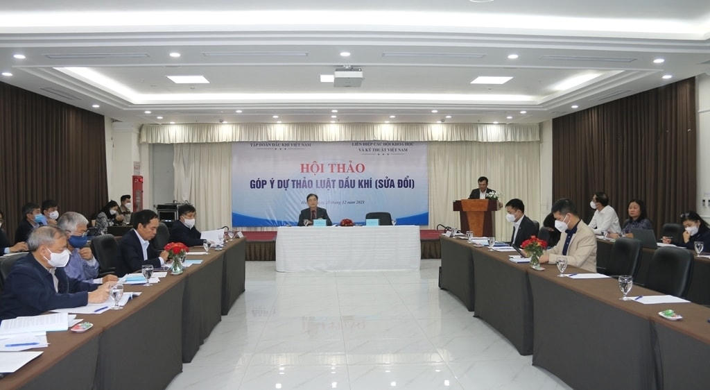 Hội thảo góp ý Dự thảo Luật Dầu khí (sửa đổi) do VUSTA tổ chức tháng 12-2021