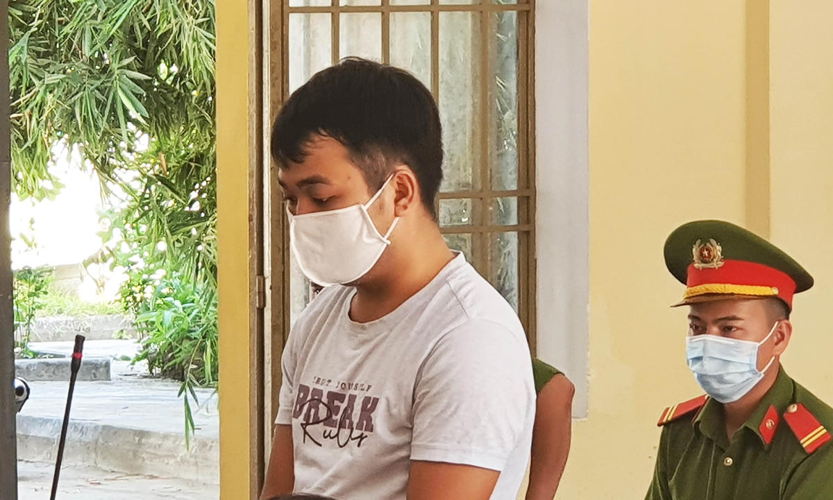Bị cáo Nguyễn Anh Toàn tại tòa.