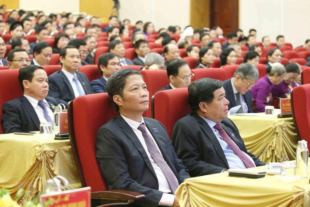 Đại biểu các bộ, ngành dự khai mạc Đại hội. (Ảnh: Phương Hoa/TTXVN).