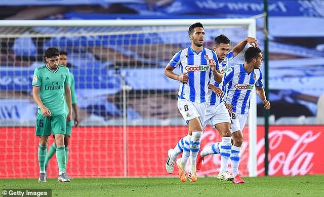 Sociedad gỡ lại 1 bàn ở phút 83, nhưng không thể thay đổi được tình hình.