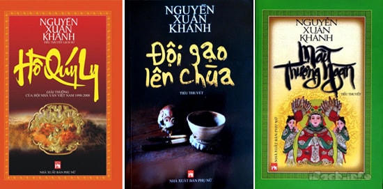 Một số tác phẩm của nhà văn Nguyễn Xuân Khánh.