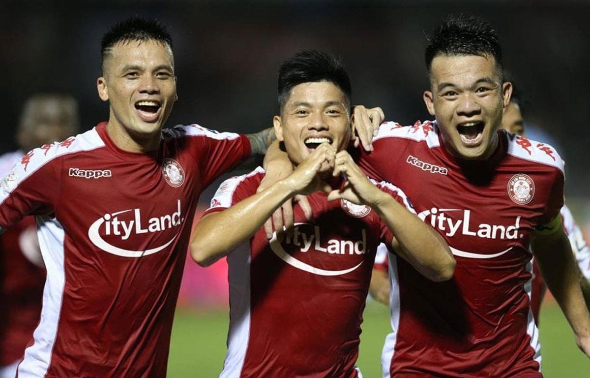 CLB TP.HCM và SHB Đà Nẵng chia điểm sau trận hòa 2-2 kịch tính ở vòng 7 V-League 2020. (Ảnh: VPF).