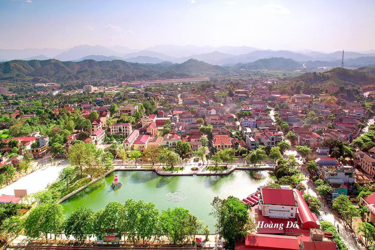 Thị trấn Mậu A, huyện lỵ Văn Yên ngày nay.