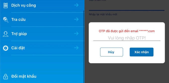 Người dùng có thể tự đổi mật khẩu dễ nhớ bằng cách đăng nhập vào VssID, chọn phần "Đổi mật khẩu" tại thanh công cụ phía tay trái, nhận mã OTP qua email và nhập vào hệ thống. Ảnh: TT