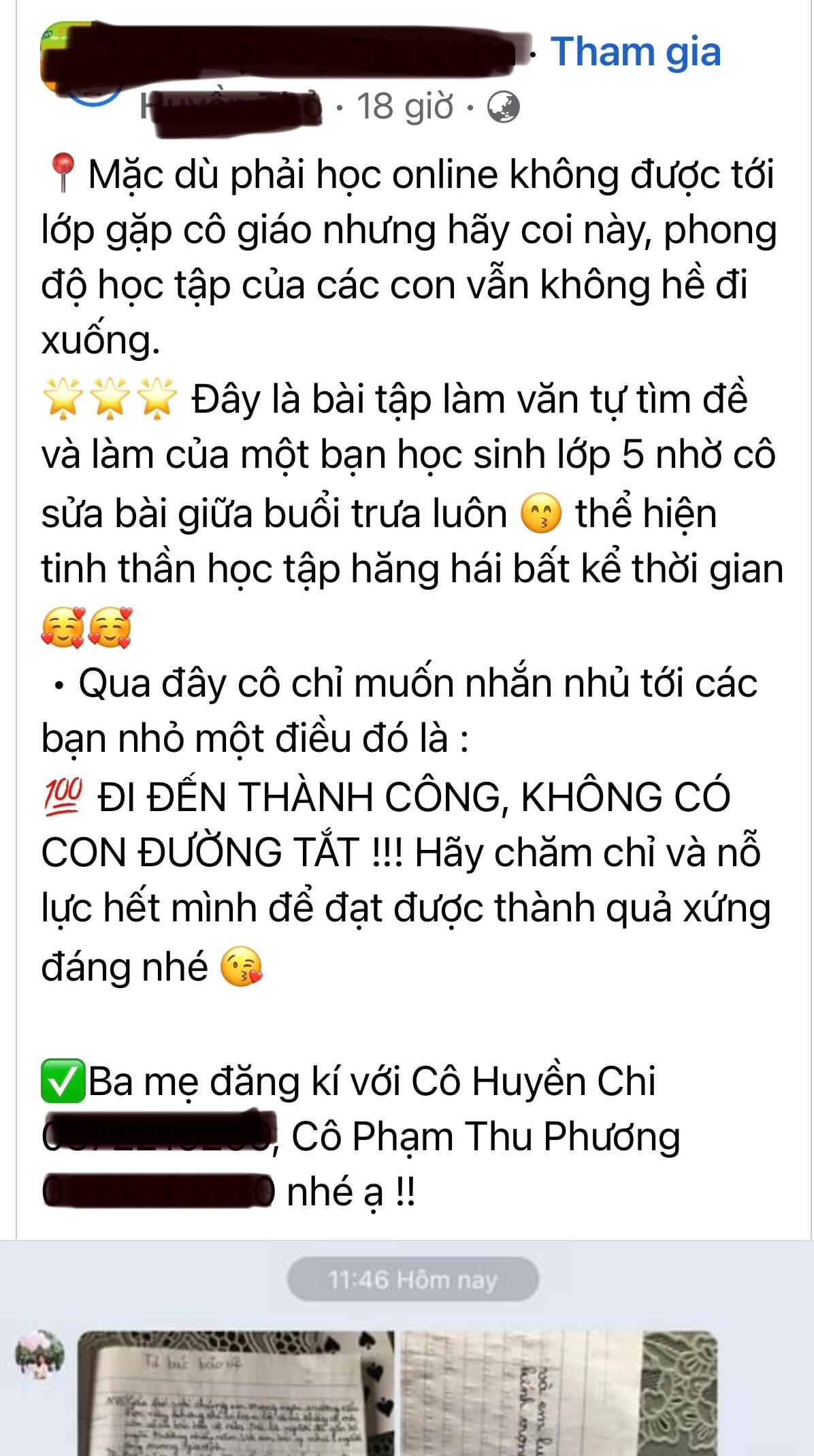 Trên mạng xã hội hiện nay đang nở rộ nhiều lớp học thêm online.