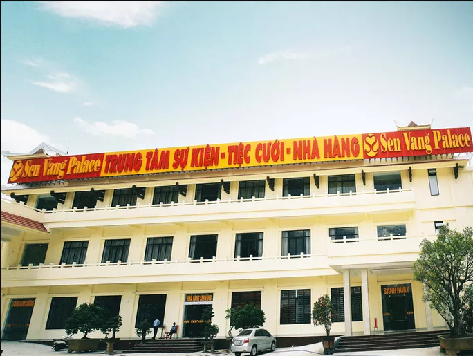 Nhà hàng Sen Vàng Palace nơi tổ chức đám cưới có F1 tham dự.
