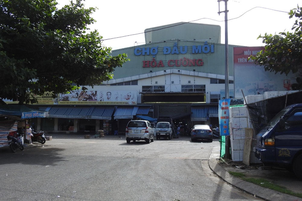Chợ đầu mối Hòa Cường. Ảnh: Bình Nguyên.