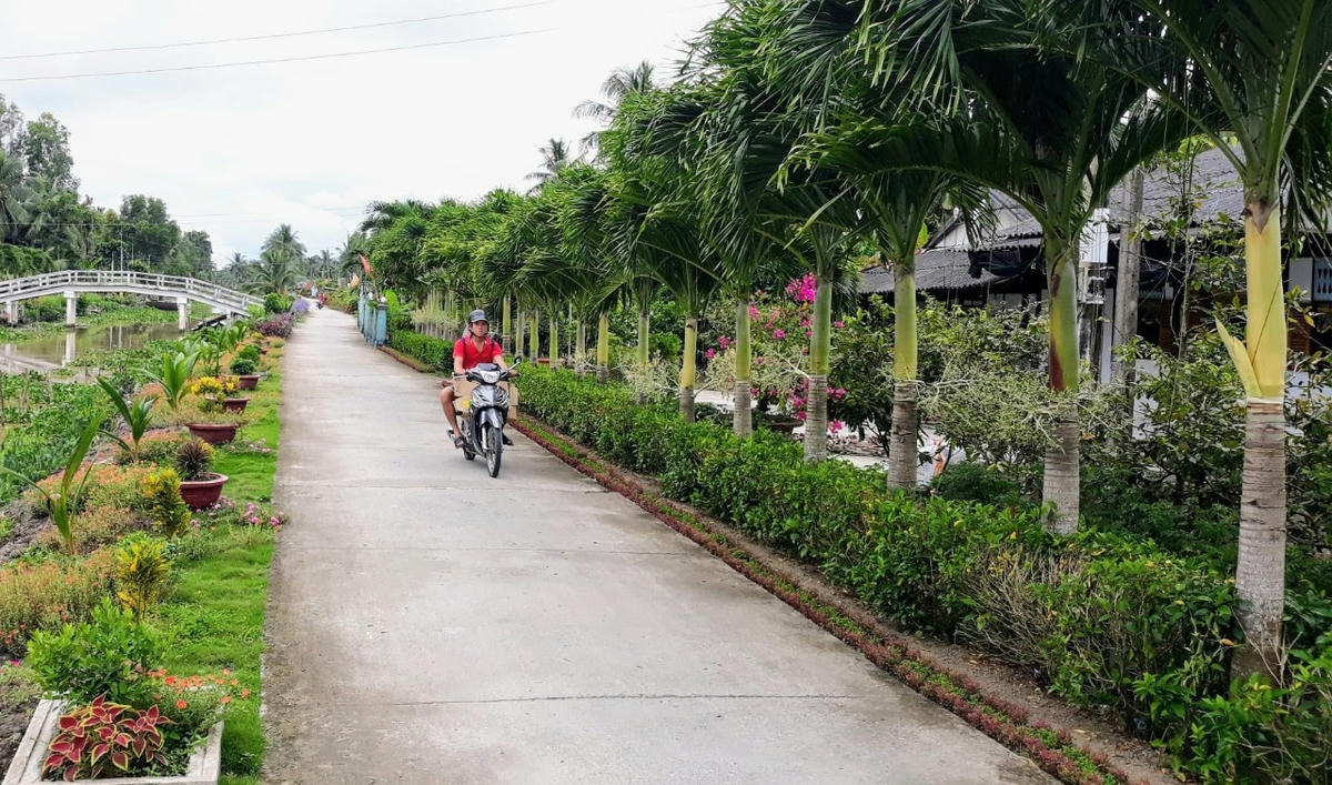 Diện mạo làng quê “thay da đổi thịt” kiến tạo bức tranh làng quê đáng sống.