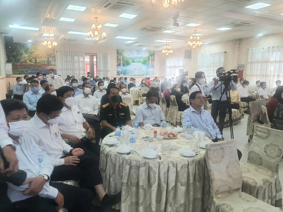 Quang cảnh buổi họp mặt doanh nghiệp mừng xuân Nhâm Dần năm 2022.