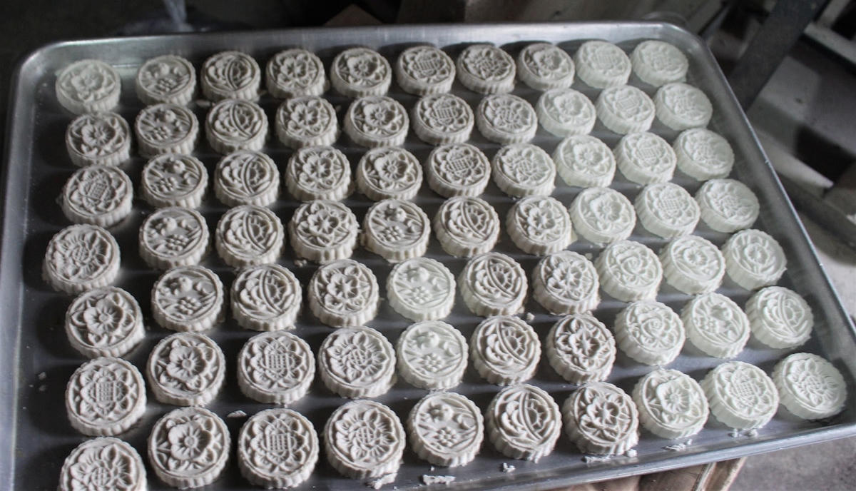 Một loại sản phẩm bánh in ở thôn An Lạc.