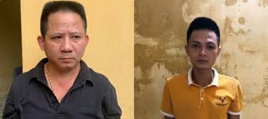 Nguyễn Văn Thiện (bên trái) và Lăng Văn Vân