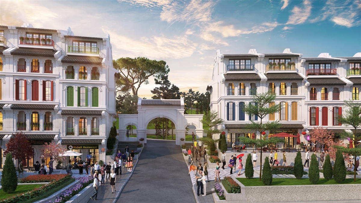 Các shophouse Sun Plaza Cau May đều sở hữu 2 mặt thoáng giúp nhân đôi giá trị thương mại.