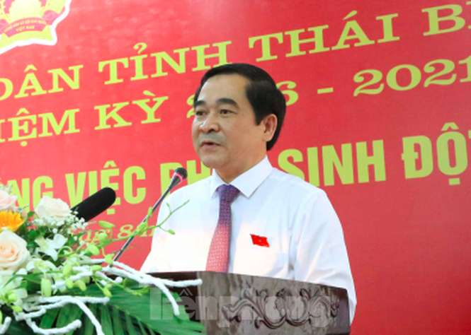Ông Nguyễn Tiến Thành, Phó Bí thư Thường trực Tỉnh ủy khóa XX.