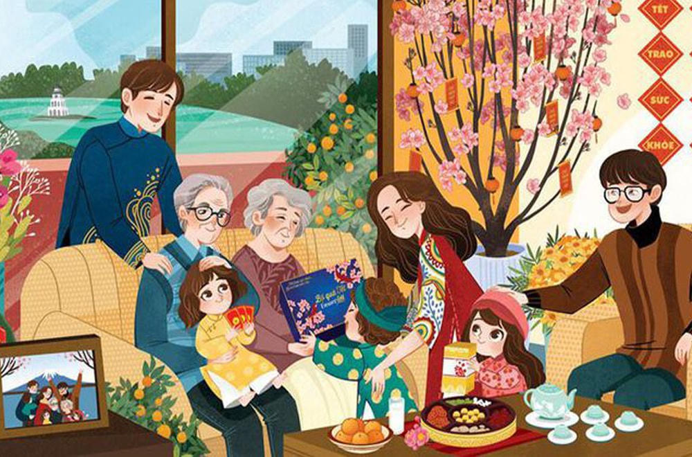 Quá trình đi chúc Tết, tiếp xúc với bệnh nhân Covid-19 ở Hải Dương, vợ chồng ông Q. không đeo khẩu trang