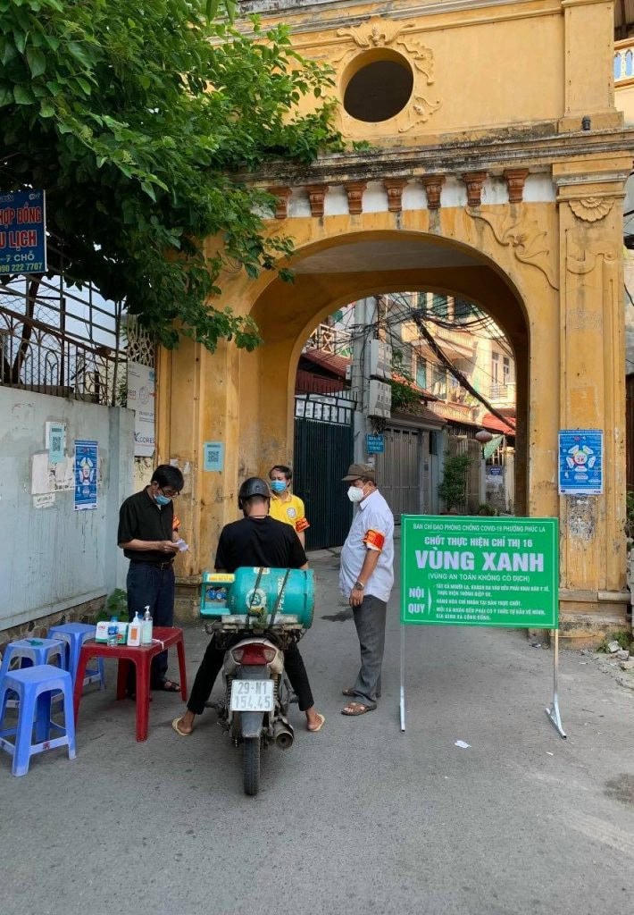 Mô hình Tổ dân phố tự quản bảo vệ vùng xanh trong phòng, chống dịch Covid-19 của phường Phúc La.