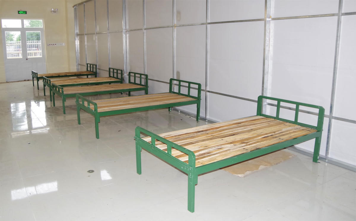 Khẩn trương hoàn thiện cơ sở vật chất cho khu cách ly tập trung.