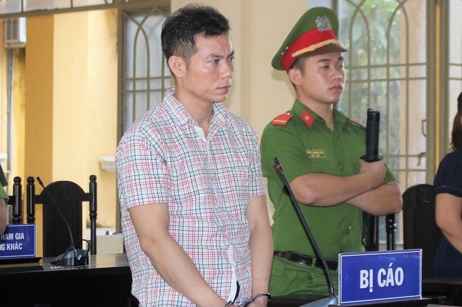 Bị cáo Lê Duy Thanh tại TAND tỉnh Quảng Nam.