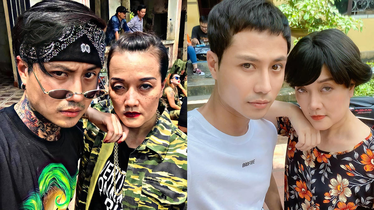 Nghệ sĩ Vân Dung để lại lời bình khiến dân tình cười bò về bức ảnh ghép 2 khoảng khắc khác nhau khi tham gia đóng phim của chị và diễn viên Thanh Sơn: “Thời gian năm tháng vô tình. Ai rồi cũng khác chính mình ngày xưa”.