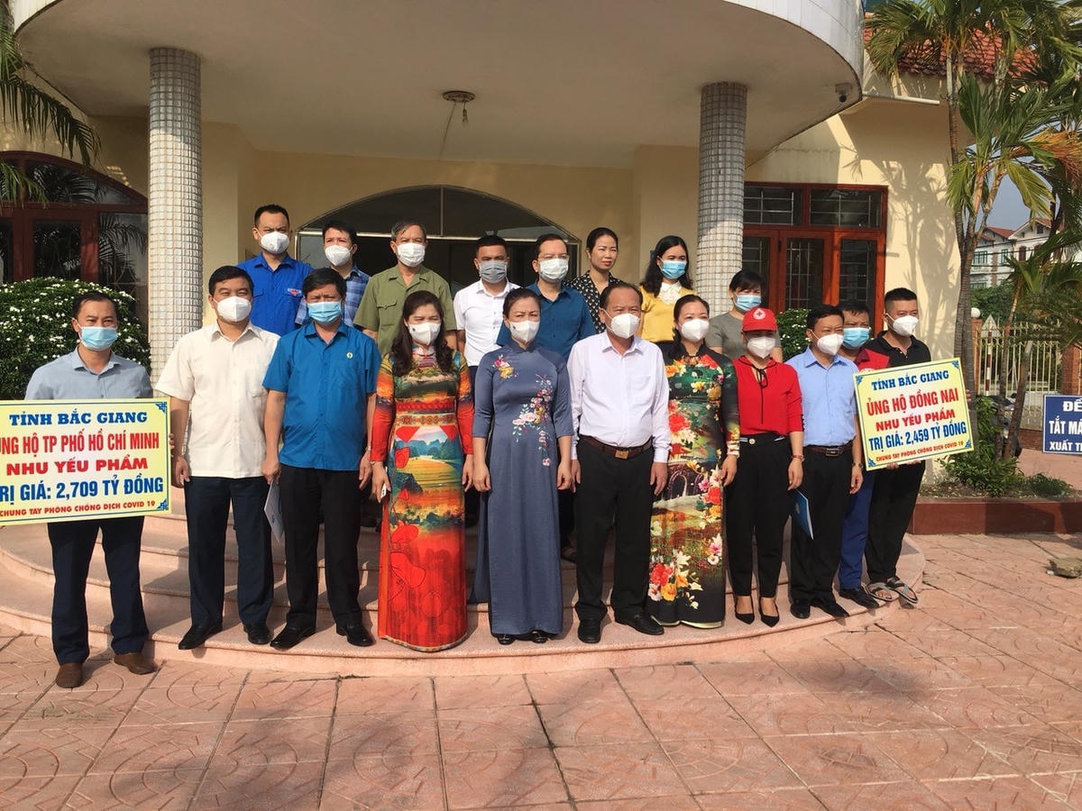Ủy ban MTTQ tỉnh Bắc Giang: Kêu gọi, vận động ủng hộ TP HCM phòng, chống dịch Covid-19
