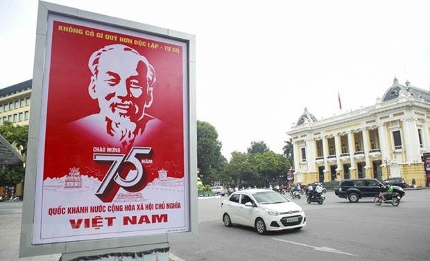 Quảng trường Cách mạng tháng Tám. (Nguồn: TTXVN).