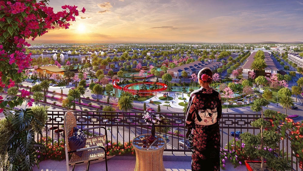 Một góc của dự án Phúc An Asuka.