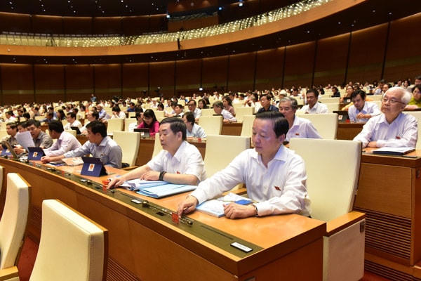 ĐBQH tại phiên họp ngày 17/6. Ảnh: Quang Vinh.