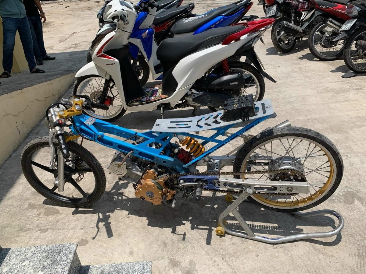 Các phương tiện bị bắt giữ trong vụ việc.