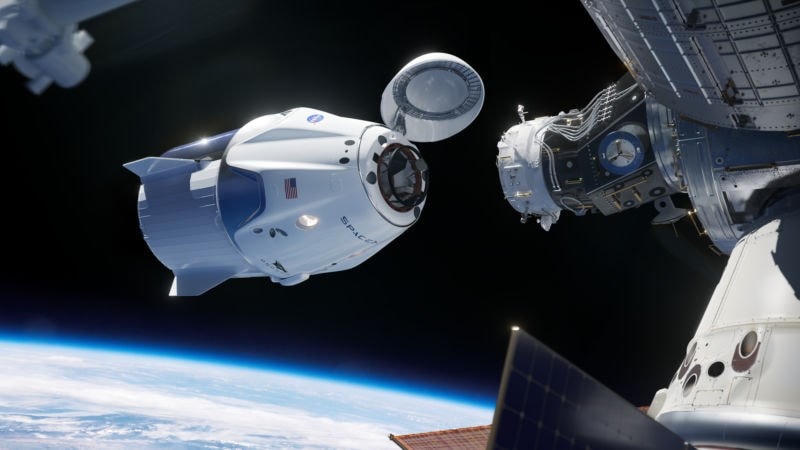 Tàu vũ trụ của SpaceX. (Ảnh: AP).