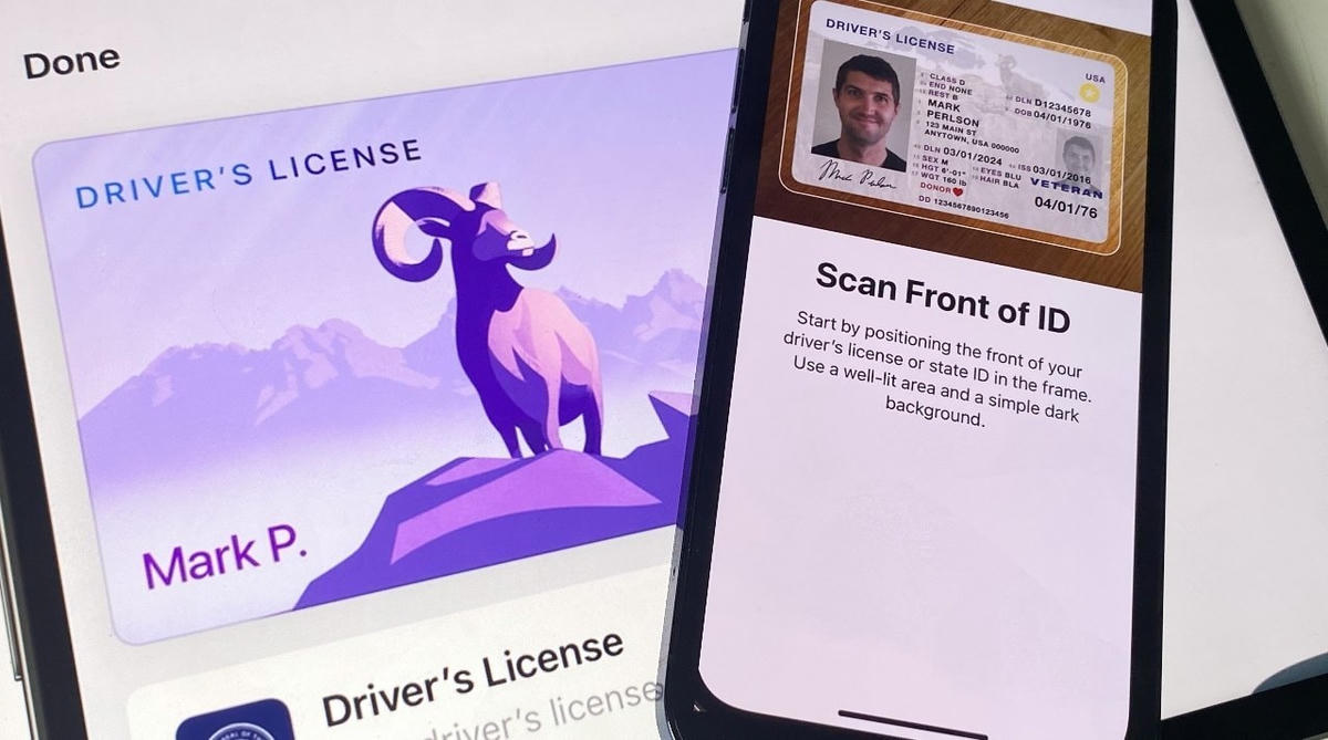 Giấy phép lái xe được tích hợp trên Apple Wallet cho phép người dùng không cần mang theo giấy tờ. Ảnh: ICTnews.