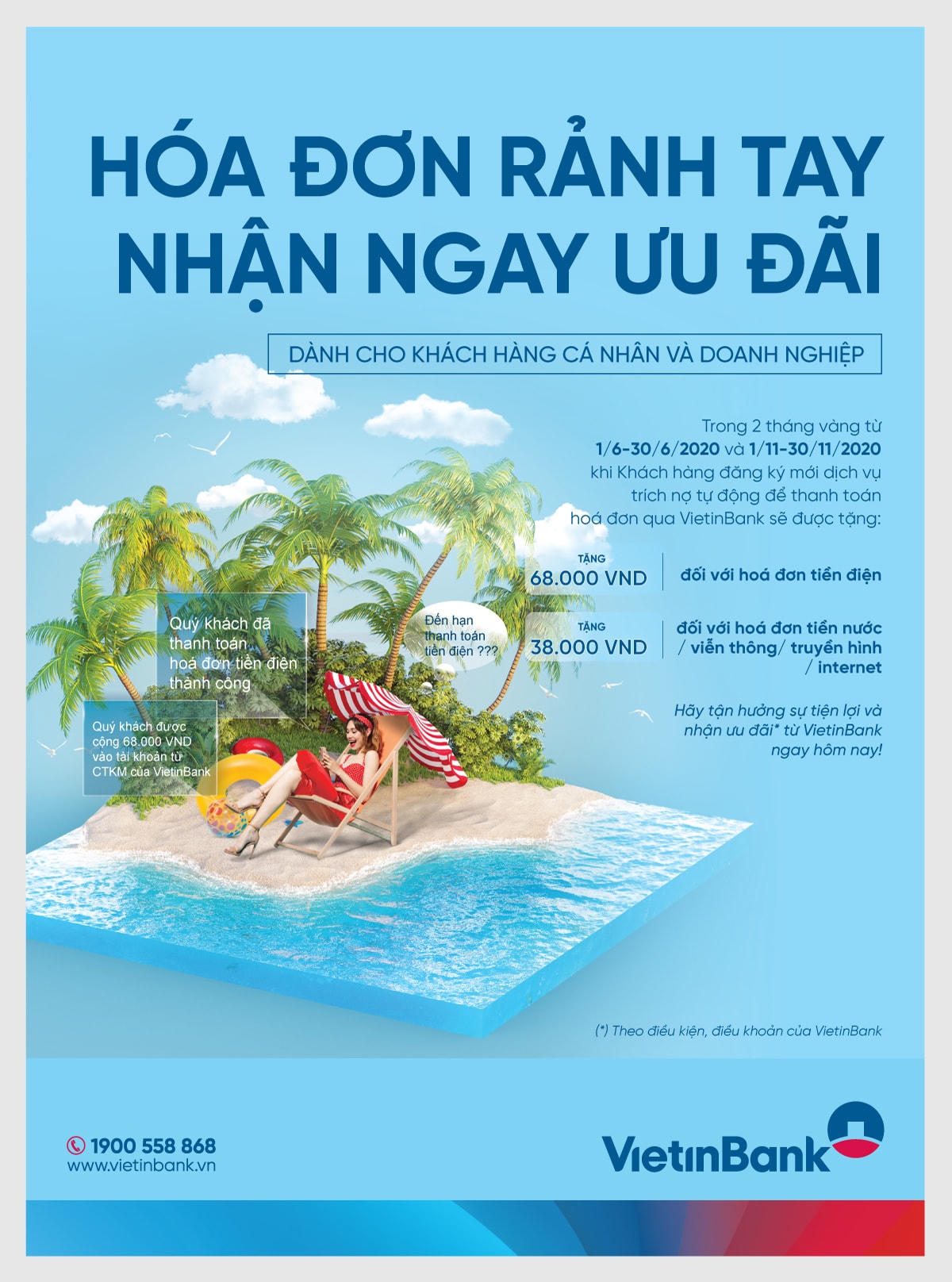 Nhiều ưu đãi của VietinBank sẽ dành cho khách hàng cá nhân và doanh nghiệp tham gia chương trình