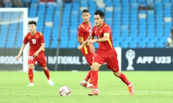Dụng Quang Nho trở lại giúp lối chơi của U23 Việt Nam trở nên cực kỳ nguy hiểm.