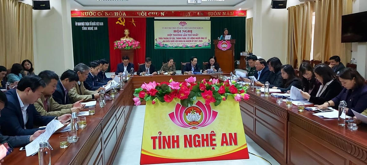 Nghệ An dự kiến có 13 đại biểu QH khóa 15