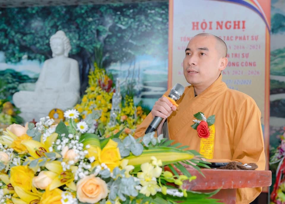 Thầy Thích Tuệ Minh, Trụ trì chùa Gám (Yên Thành, Nghệ An).