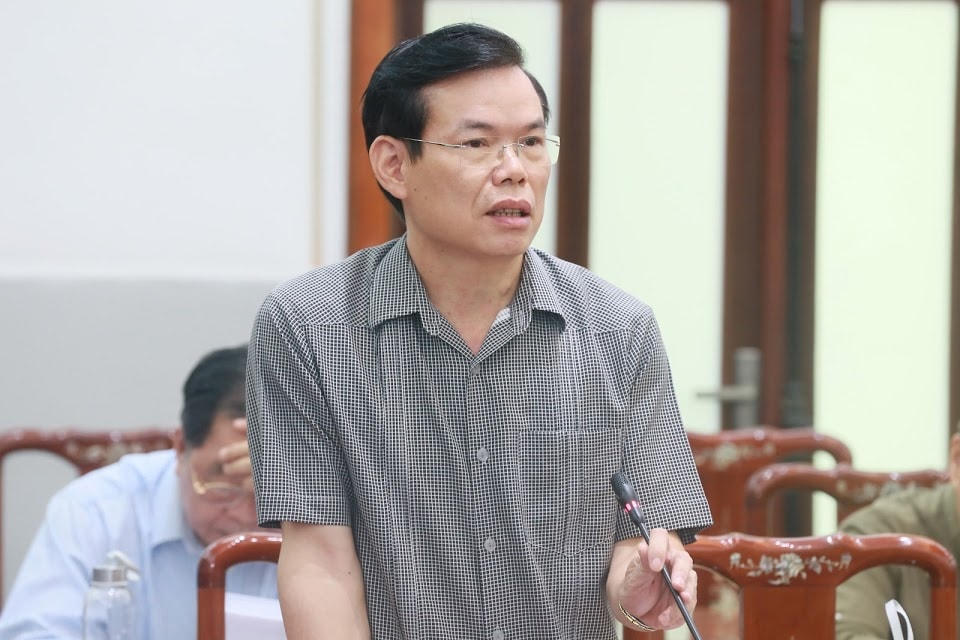 Ông Triệu Tài Vinh phát biểu. Ảnh: Quang Vinh.