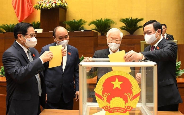 Hôm nay, Quốc hội phê chuẩn việc bổ nhiệm các Phó Thủ tướng, Bộ trưởng và thành viên Chính phủ.