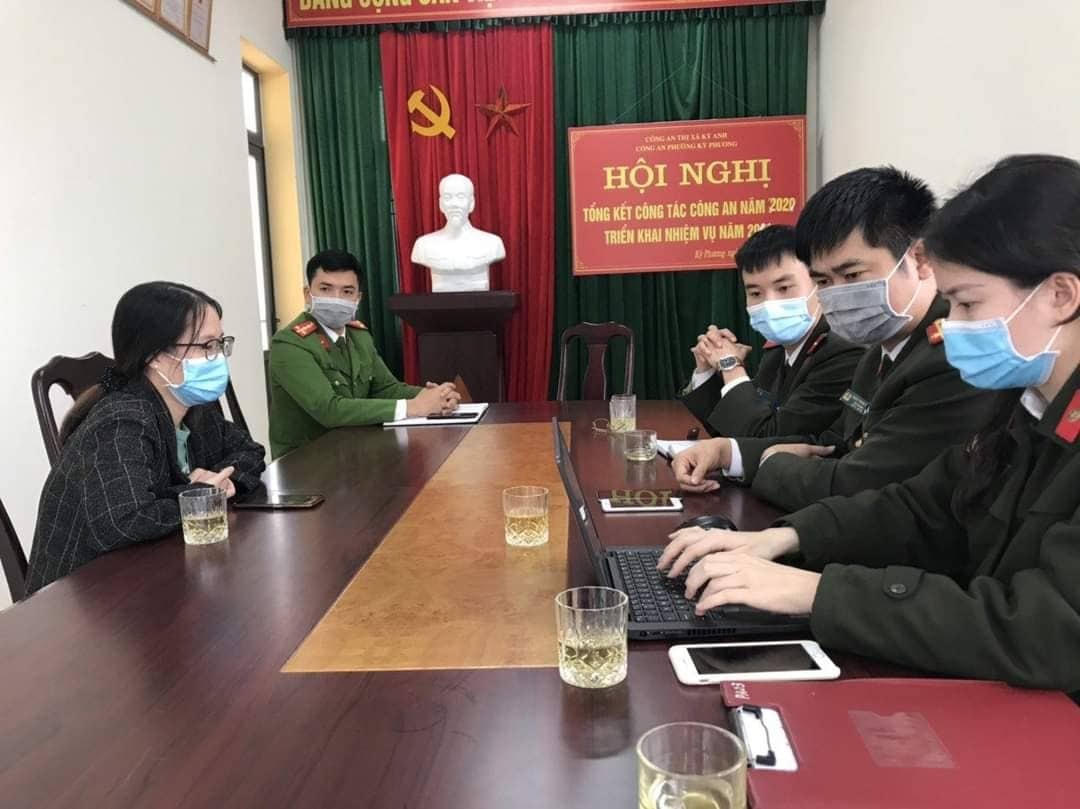 Mai Thị Thùy Linh làm việc với cơ quan Công an.