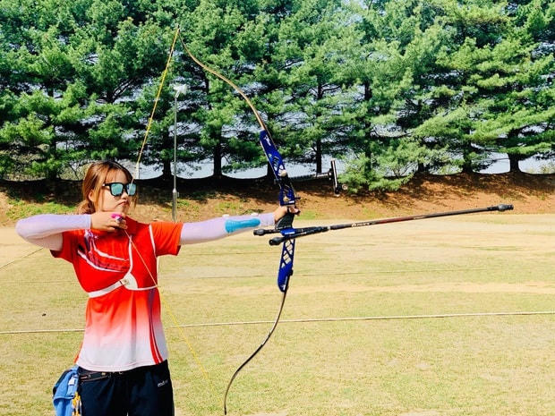 Nhan sắc xinh đẹp nữ cung thủ 20 tuổi tham dự Olympic Tokyo